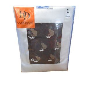 Dore Dore Cat and Mouse Stretch Opaque Tights Size T1 New Made in France